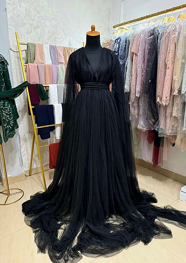Gaun Tulle Black