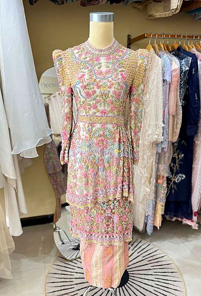 Kebaya Fawn Ivory Pink