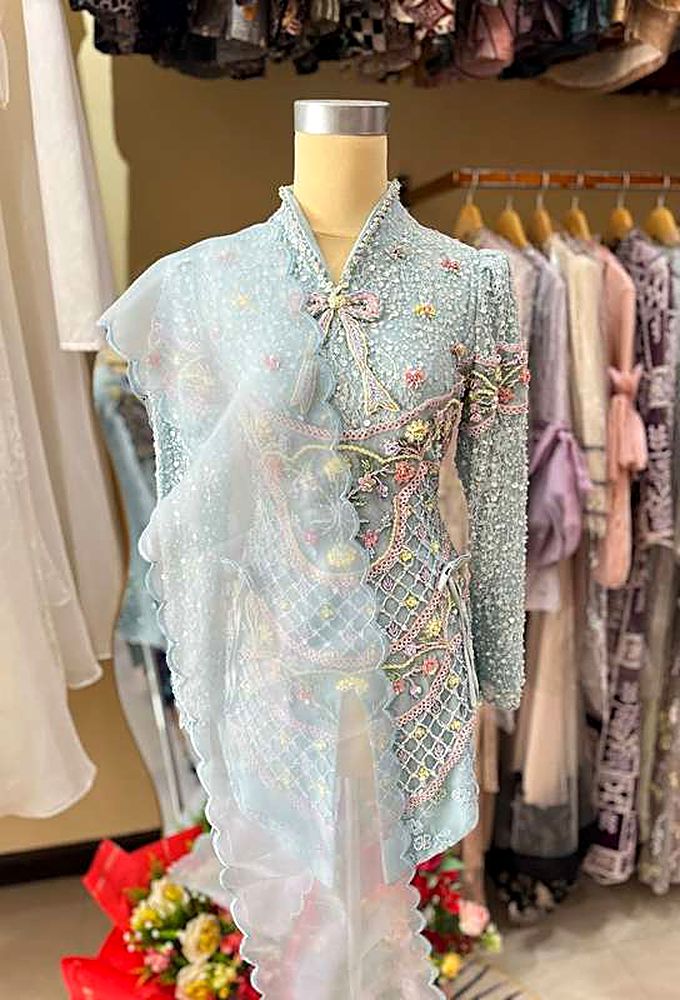 Kebaya Kasiruta Asha Ice Blue
