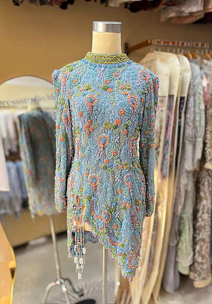 Kebaya Asha Blue