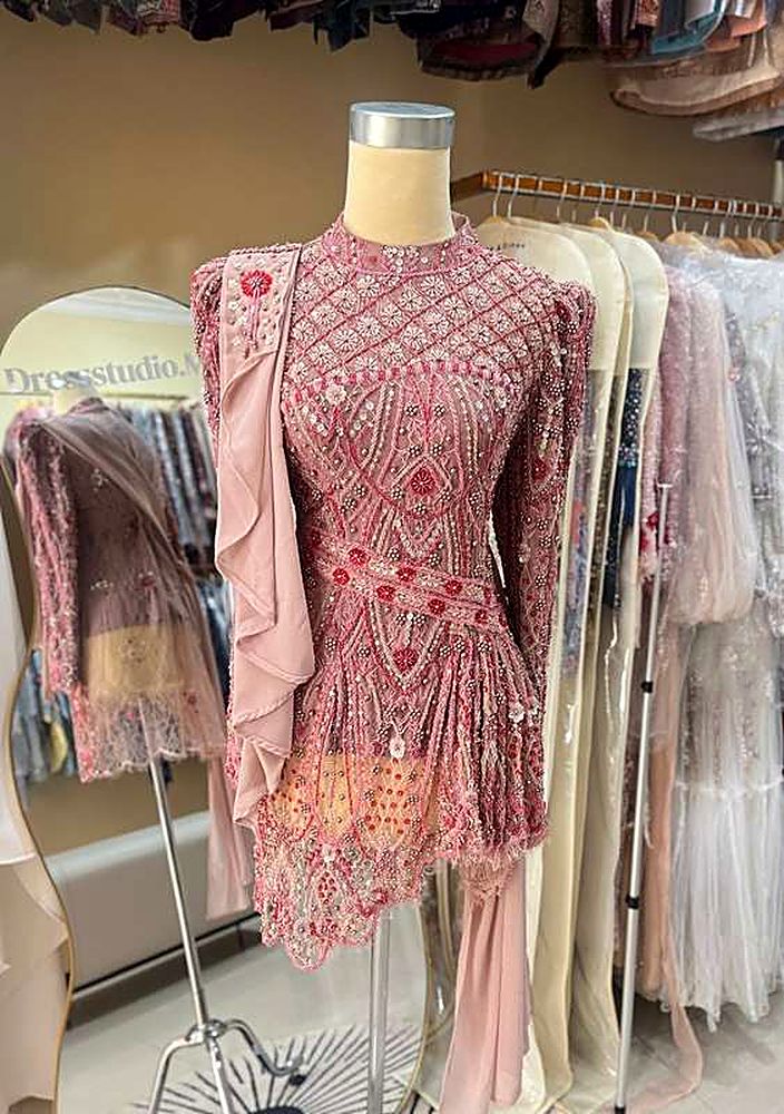 Kebaya Amora Dusty Pink