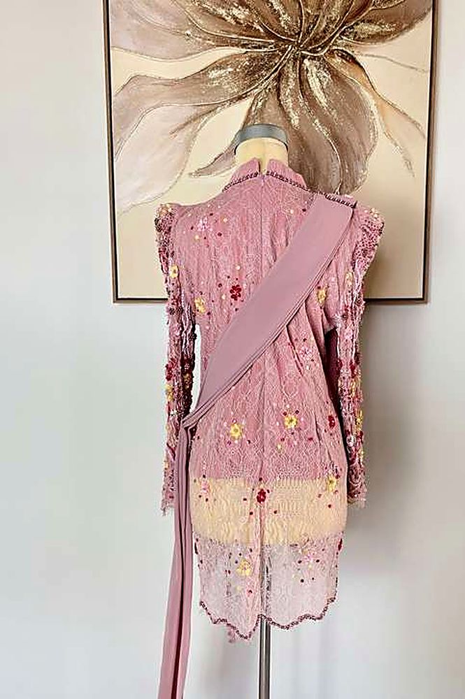 Kebaya Kamellia Dusty Pink