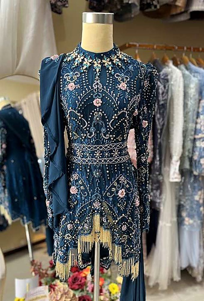 Kebaya Marsha Emerald Blue