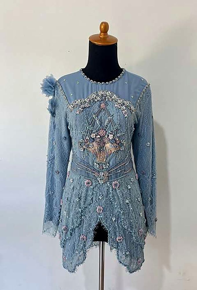 Kebaya Lili Detachable Dust Blue