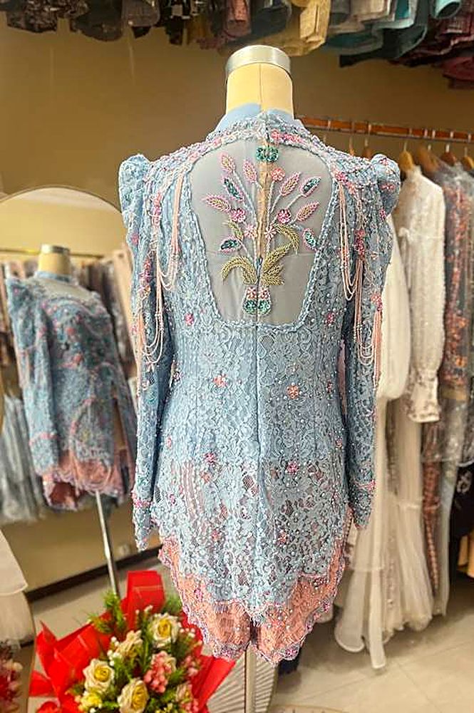 Kebaya Nilam Blue