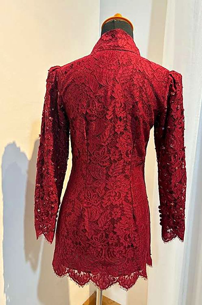 Kebaya Janggan Sekar Maroon