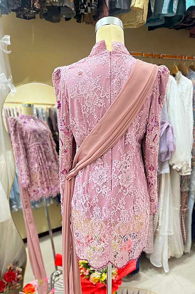 Kebaya Jelita Dusty Pink