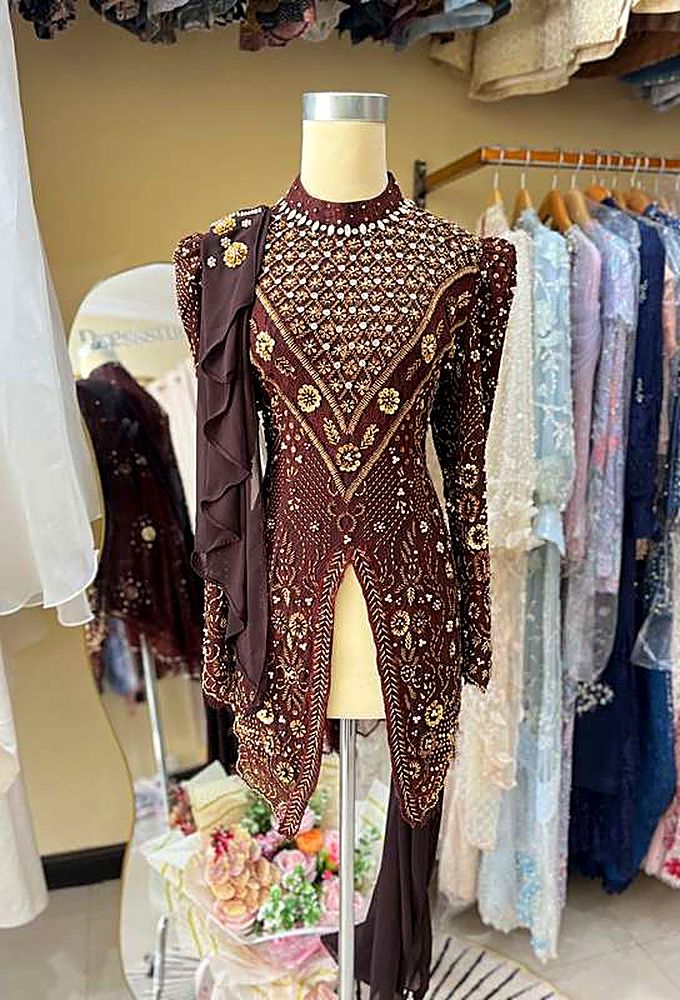 Kebaya Emely Coffe Bean (Mahogani)
