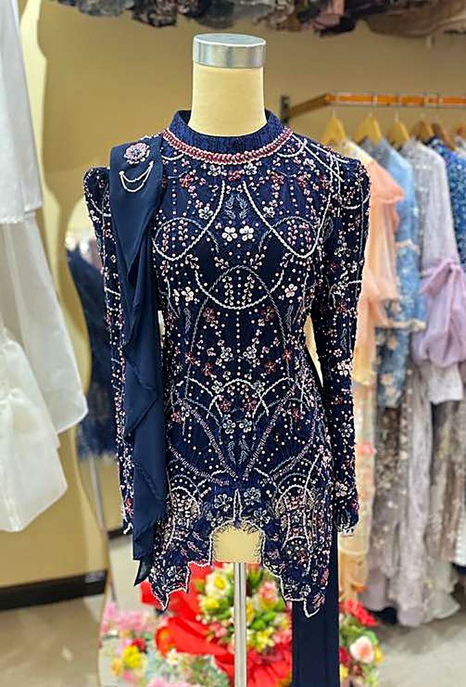 Kebaya Moira Navy