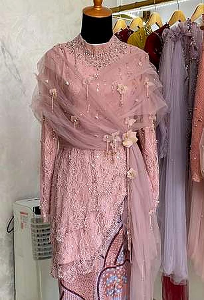 Kebaya Syifa Tulle Pink Powder