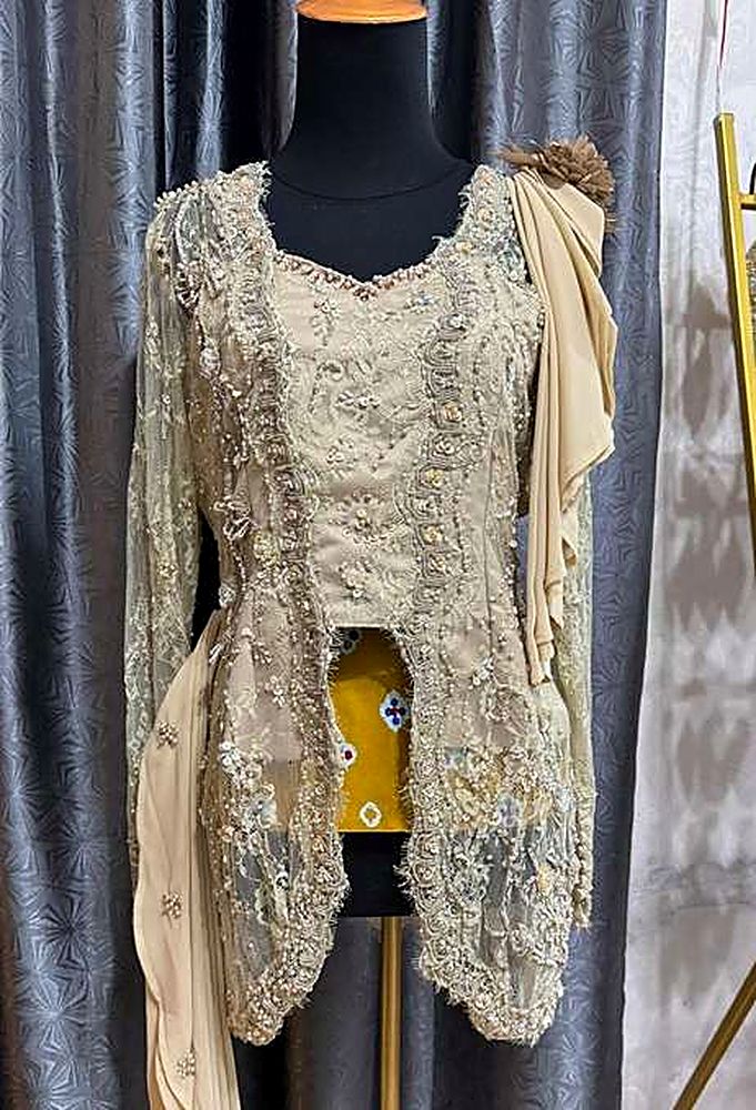 Kebaya Posy Kutubaru Beige