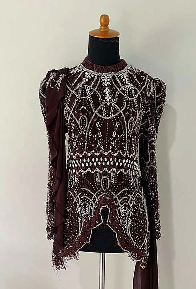 Kebaya Maudy Coffe Bean (Mahogani)