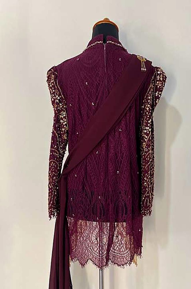 Kebaya Belvina Burgundy